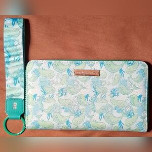 Simply Southern Whale Pattern Wristlet